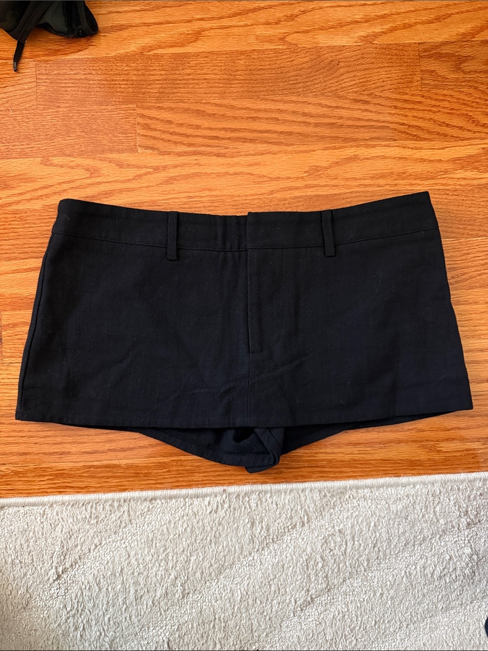Lioness Black Tailored Micro Skort